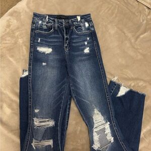 Flying Monkey Women’s High Rise Flare Jeans